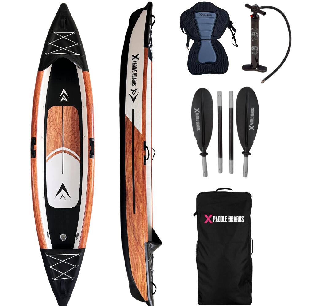 Canoë Kayak Gonflable 1 place dropstitch 366 x 75 x 42cm  K-NATURAL 2/8