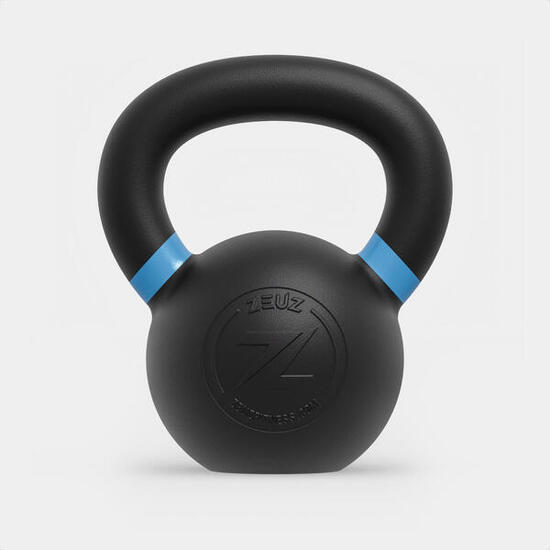 ZEUZ Kettlebell 4 KG – Fitness & CrossFit Gewichten – Gietijzer – Hellgrün