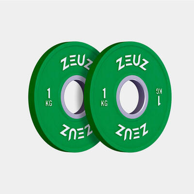 Zeuz halterschijven 2 x 0,5 kg (50 mm)