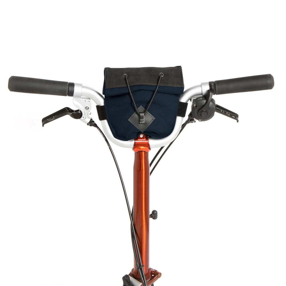 Sacoche de guidão para bicicleta city bar azul marinho restrap