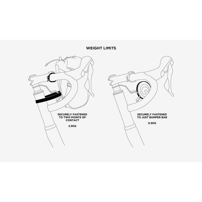 Bagagerievelo Bumper Bar Dimensiune 1-1/4 Restrap