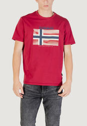 t-shirt crop top S-LARI SS HOMME ROUGE