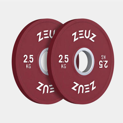 Disques d'haltère ZEUZ 2 x 2,5 kg — 50 mm