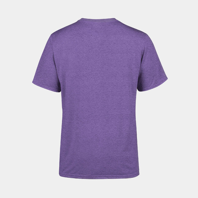 T-shirt de sport unisexe ZEUZ violet, taille L 2/2