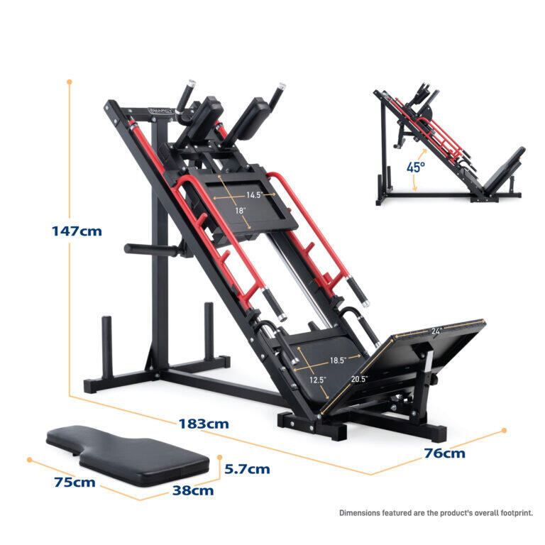 LEG PRESS & SQUAT MACHINE MWM0418 3/6