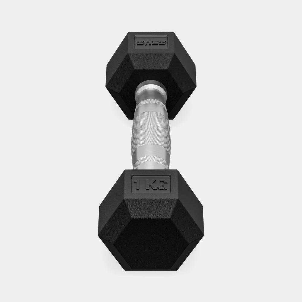 Ensemble d'haltères hexagonales ZEUZ (2 x 1 kg) 2/5