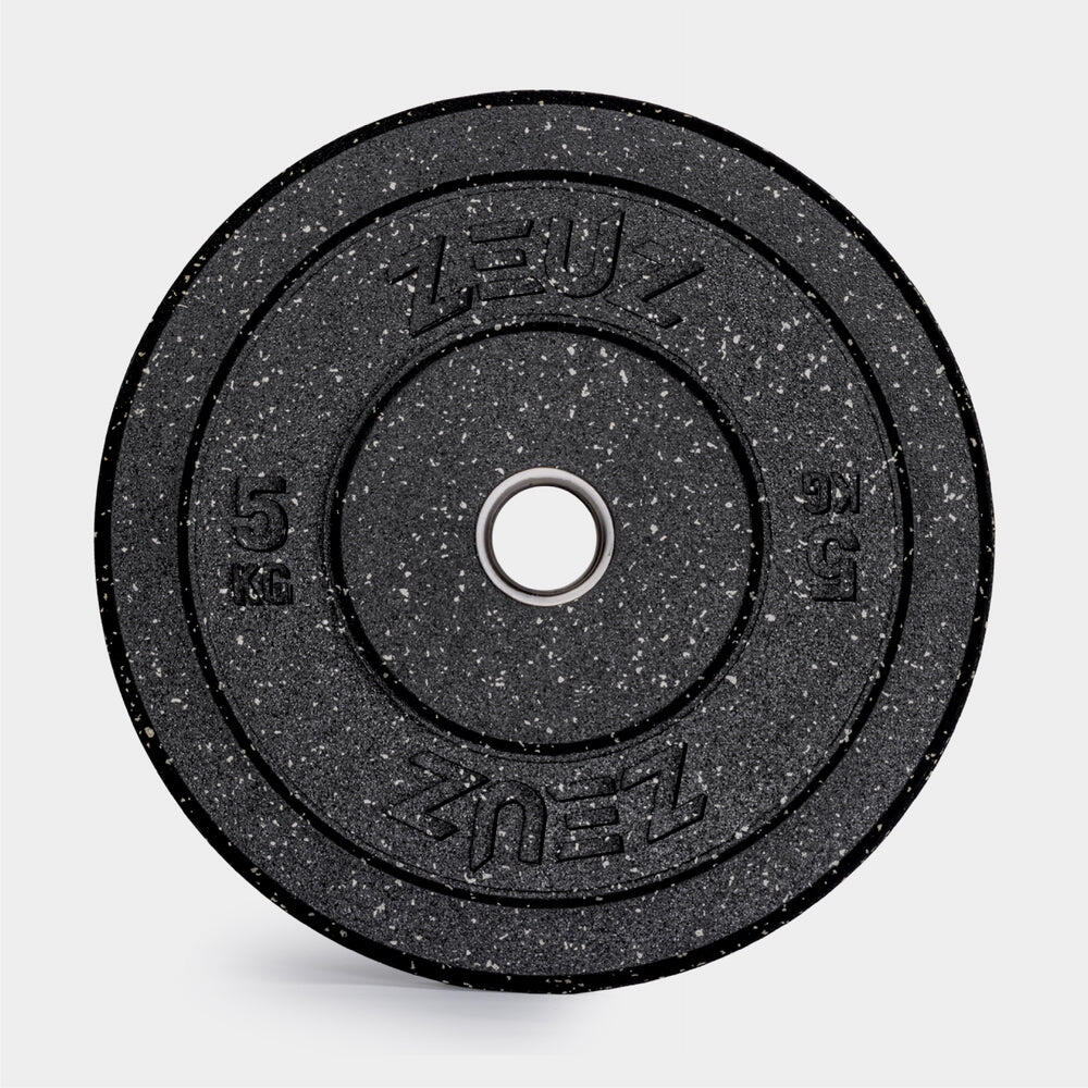 ZEUZ Dischi per bilanciere, 2 pezzi, 5 kg – Set di pesi – Dischi bumper per 2/7