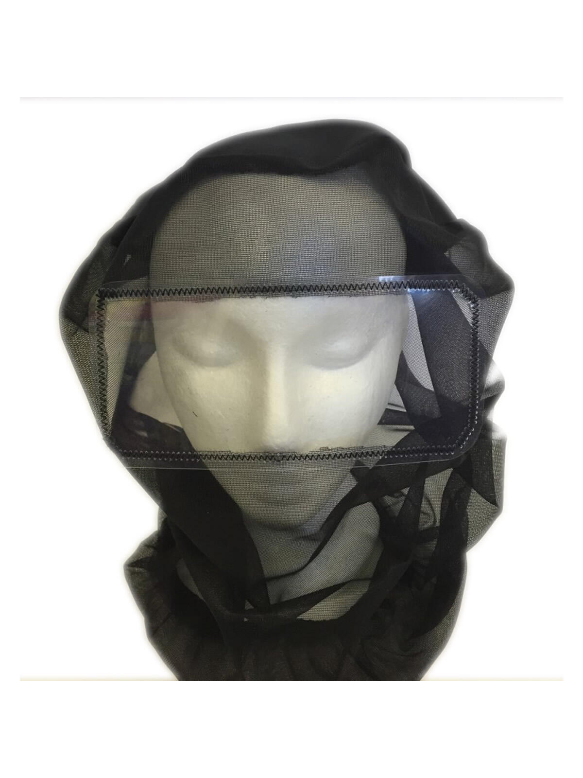 PURPLE TURTLE Midge Proof Head Net with Clear Plastic Visor
