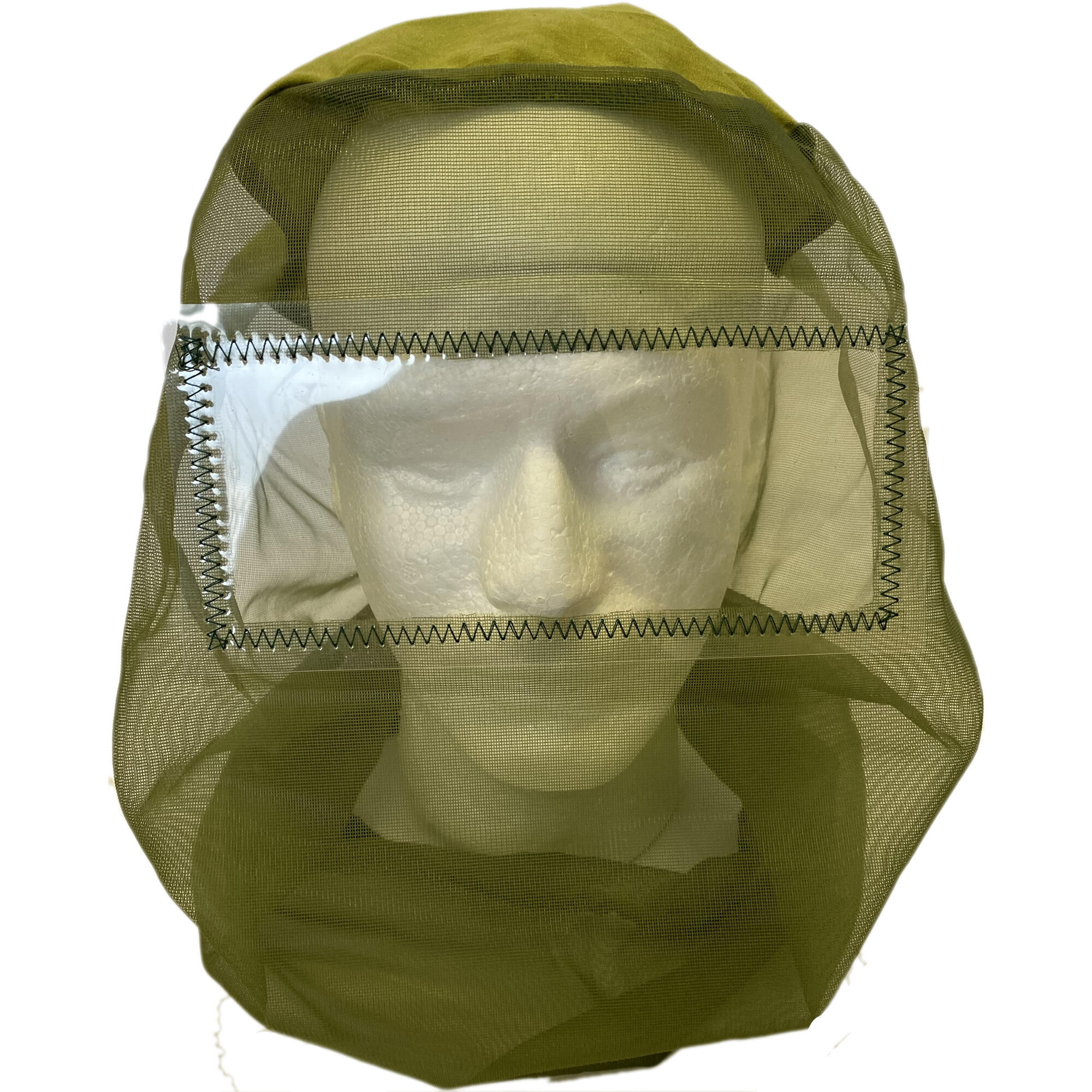 PURPLE TURTLE Midge Proof Head Net with Clear Plastic Visor