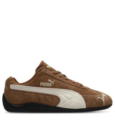 Puma – speedcat og suède sneakers bruin
