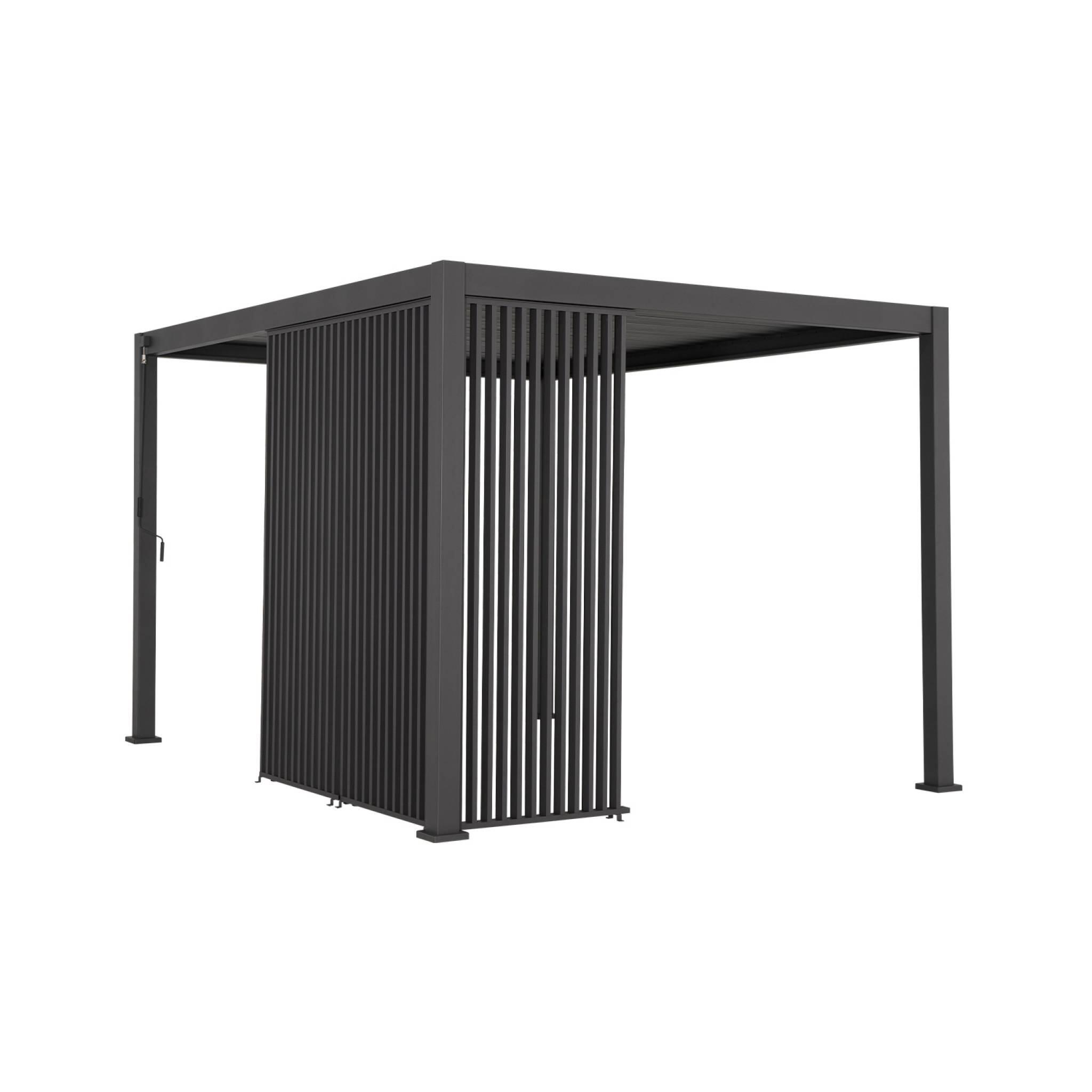 Persiana vertical 100cm pérgola bioclimática 3x3m 4x3m 6x3m Triomphe, Antracite 3/5