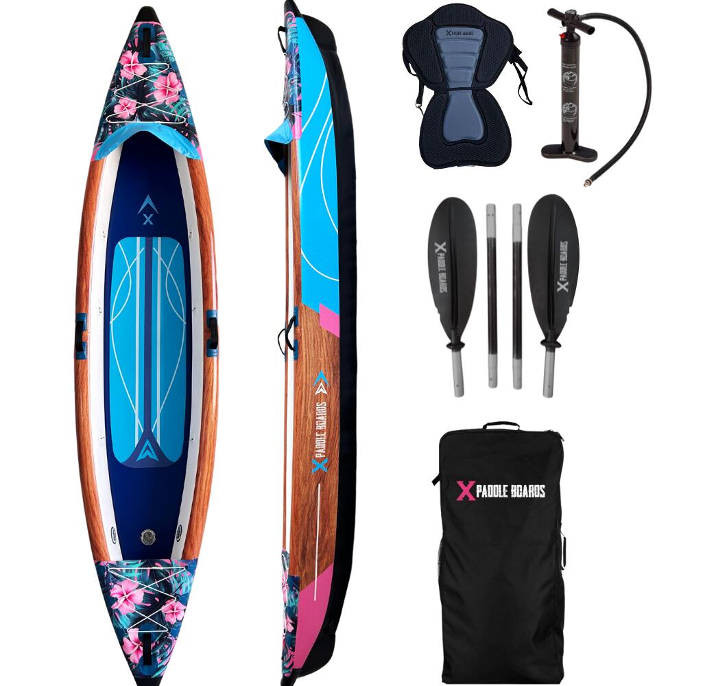 Canoë Kayak Gonflable 1 place dropstitch 366 x 75 x 42cm  K-HAWAII 2/8
