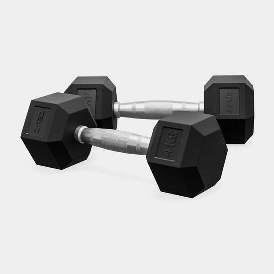 ZEUZ Hexa Hanteln Set 2 x 1 KG – Dumbbell Set – Hexagon Gewichte
