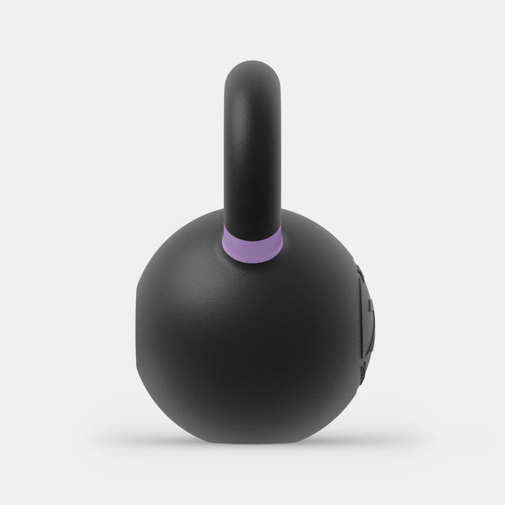 Kettlebell ZEUZ da 20 kg – Pesi per fitness e Functional Fitness – Ghisa – Viola 5/7