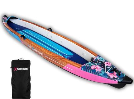 Canoë Kayak Gonflable 2 places dropstitch 470 x 80 x 42 cm K-Hawaii
