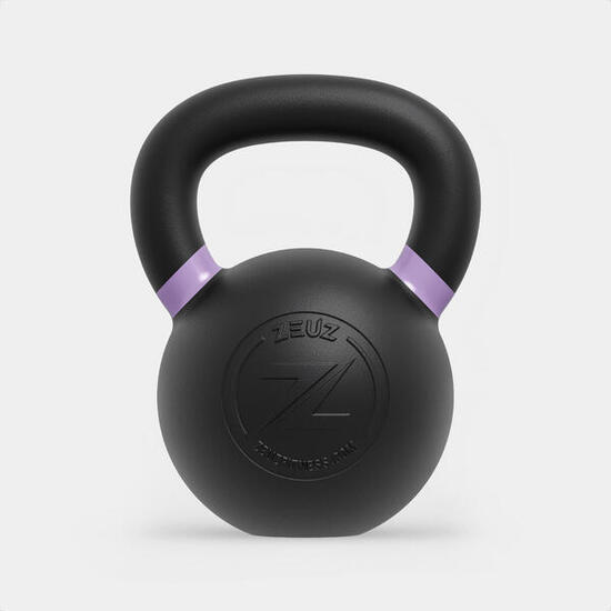ZEUZ Kettlebell 4 KG – Fitness & CrossFit Gewichten – Gietijzer – Hellgrün