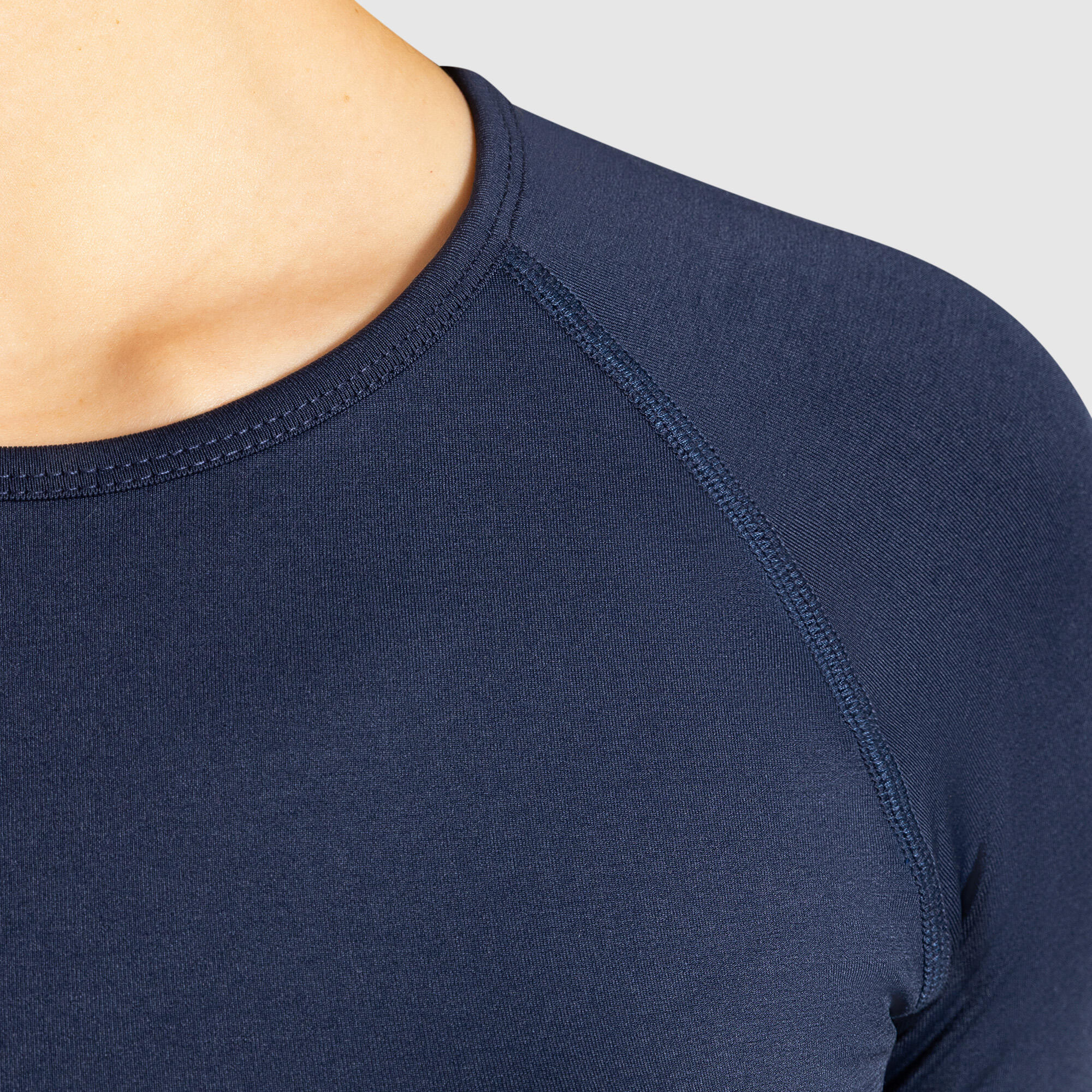 Damen Crop Longsleeve Maysa Marineblau 4/5