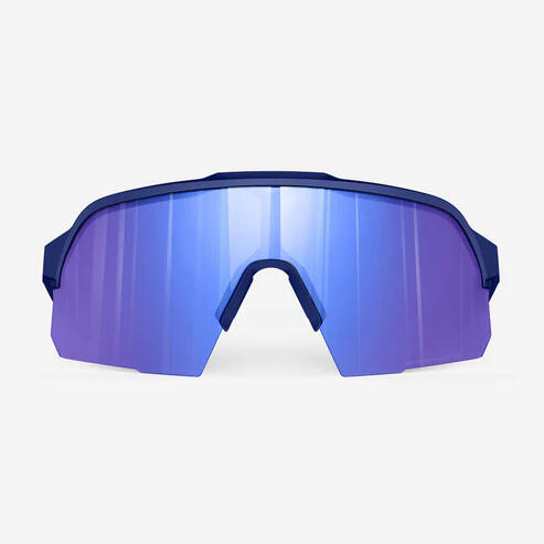 Outdoor Master Hawk Polarised Sport Sunglasses Deep Blue Frames Blue Lenses 2/4