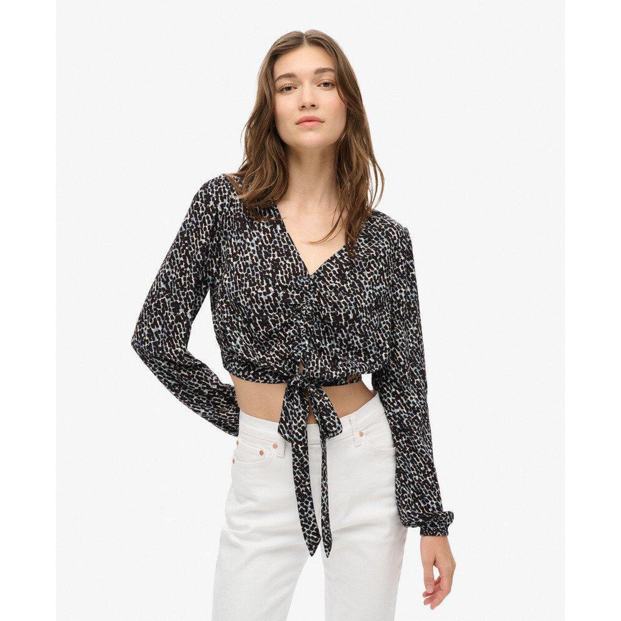 Superdry - Haut À Nouer Vintage - Sous Pull - Gris - Decathlon