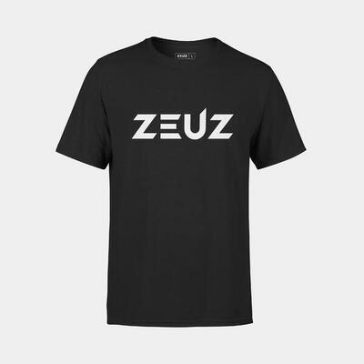 Zeuz sport t-shirt unisex - sportkleding man & vrouw - maat m - zwart