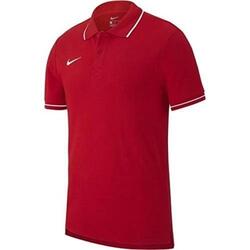 Polo Nike Team Club 19 Unisexe pour Enfants - Rouge Universitaire/Blanc, XL