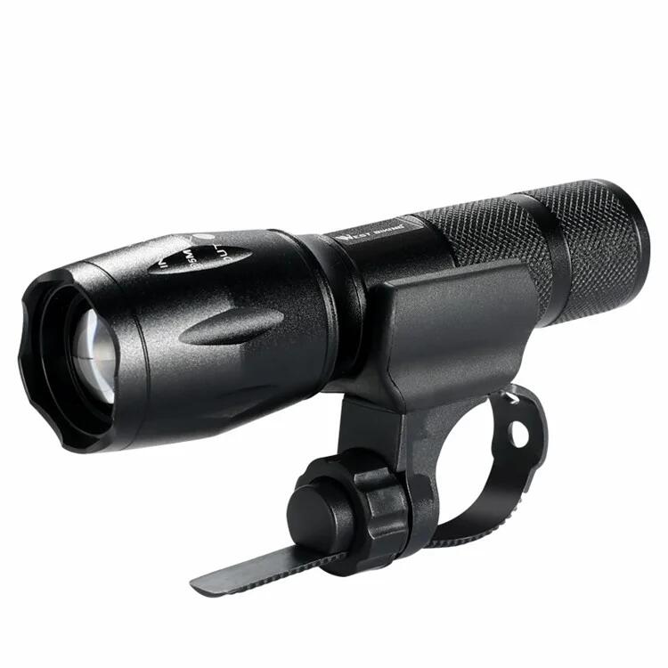 Torcia Anteriore per Bici, 3 Modalità, Super Luminosa, Zoom Retrattile 6/7