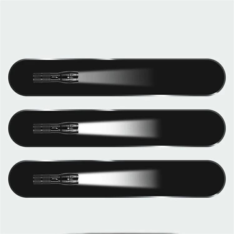 Torcia Anteriore per Bici, 3 Modalità, Super Luminosa, Zoom Retrattile 2/7