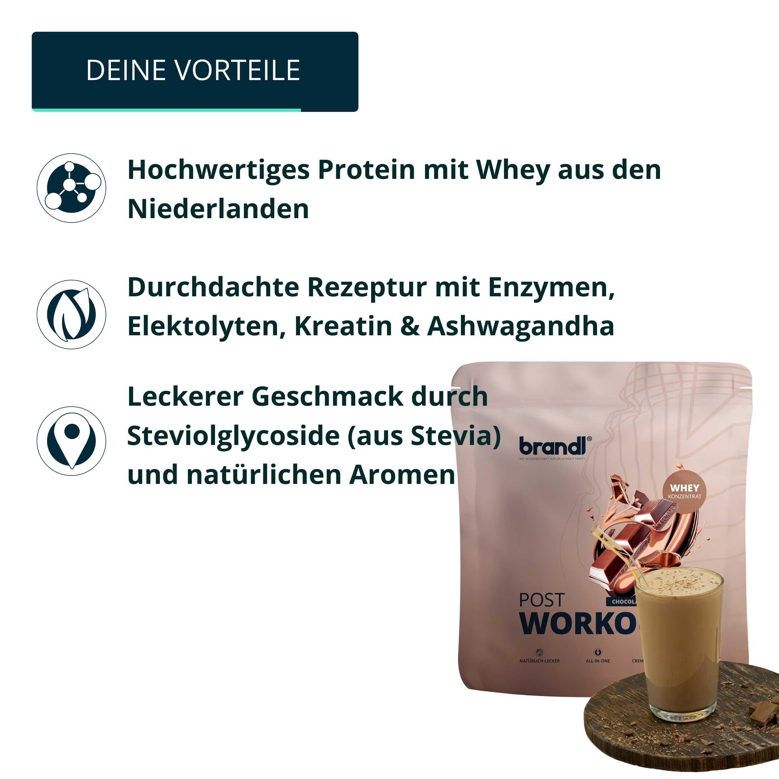 brandl® Protein-Pulver All-in-One nach dem Training 3/6