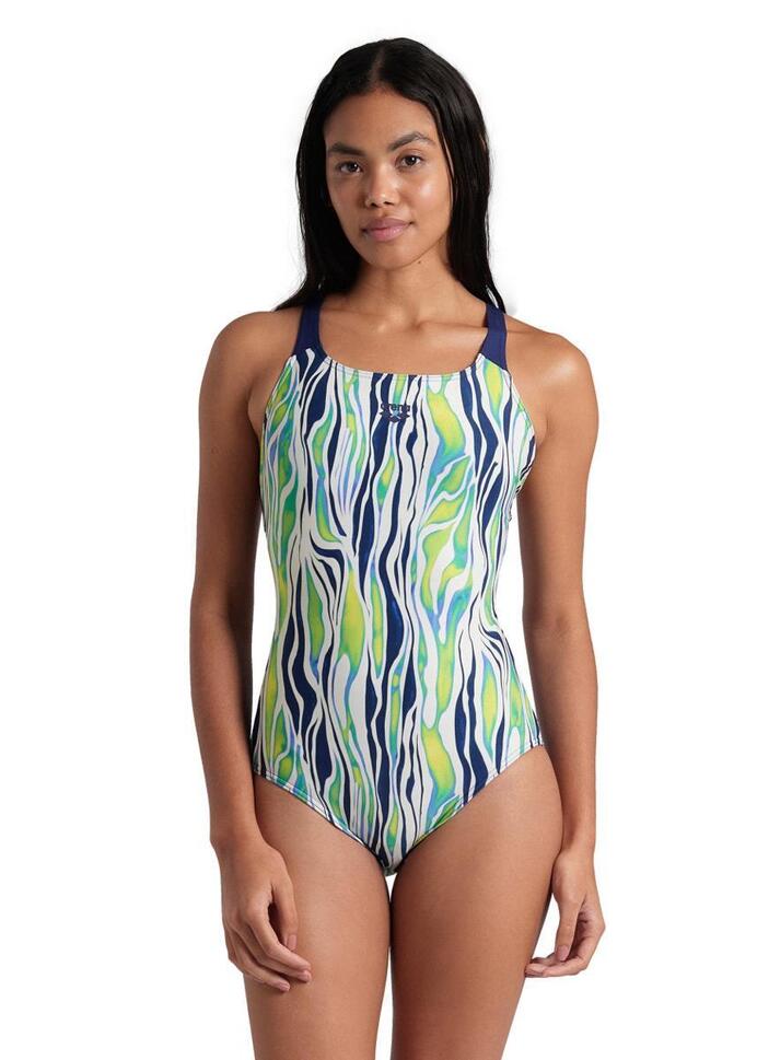 Strój Kąpielowy Arena Zebra Stripes Swim Pro Back – Wielokolorowy – Rozmiar 28