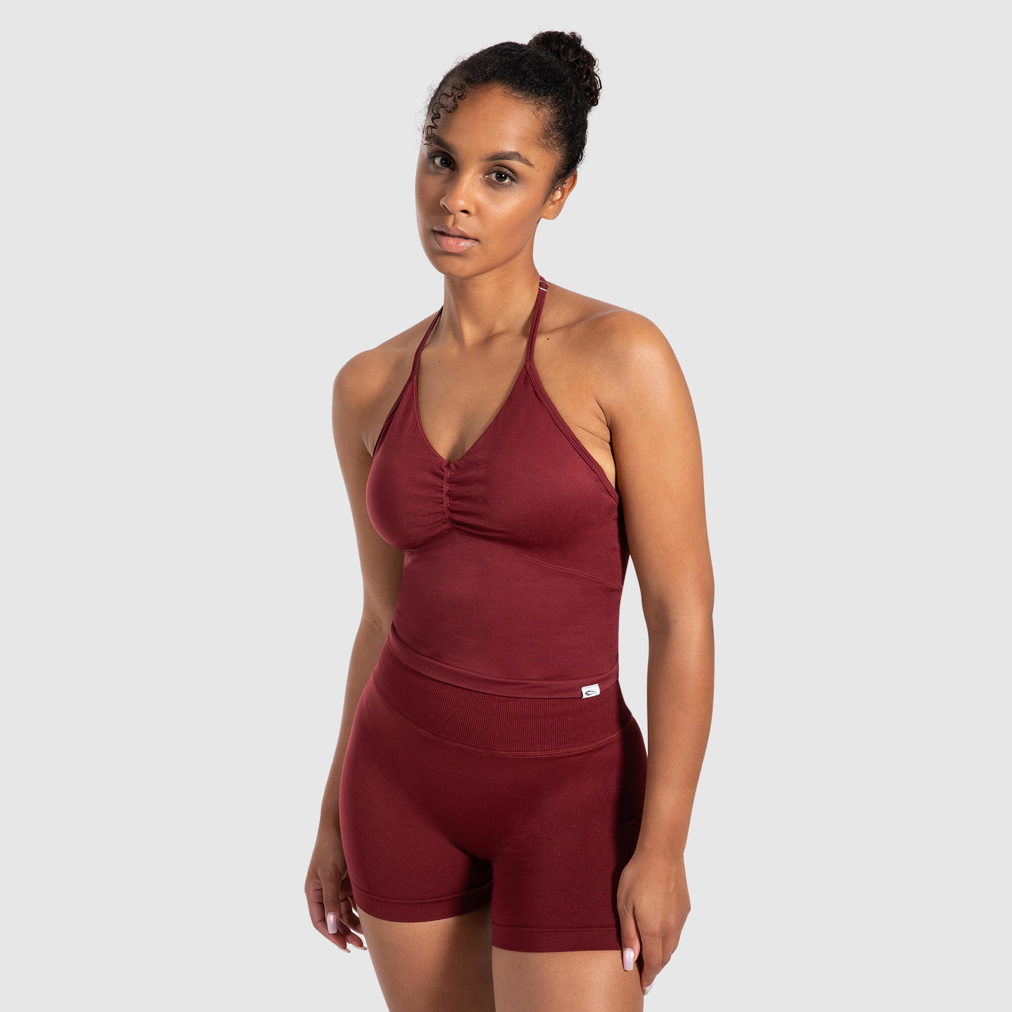 Damen Crop Top Malena Bordeaux 2/5