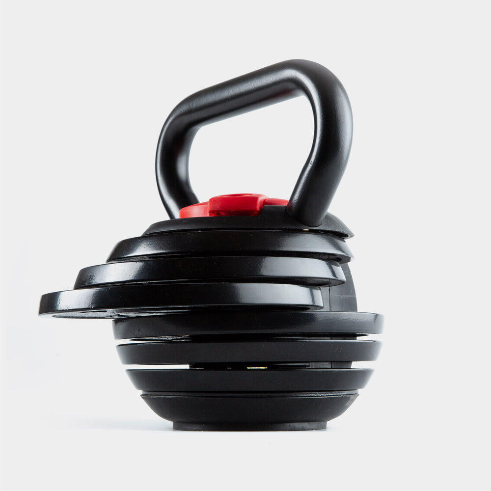 Kettlebell ajustável ZEUZ até 18 kg – Ferro fundido 2/6