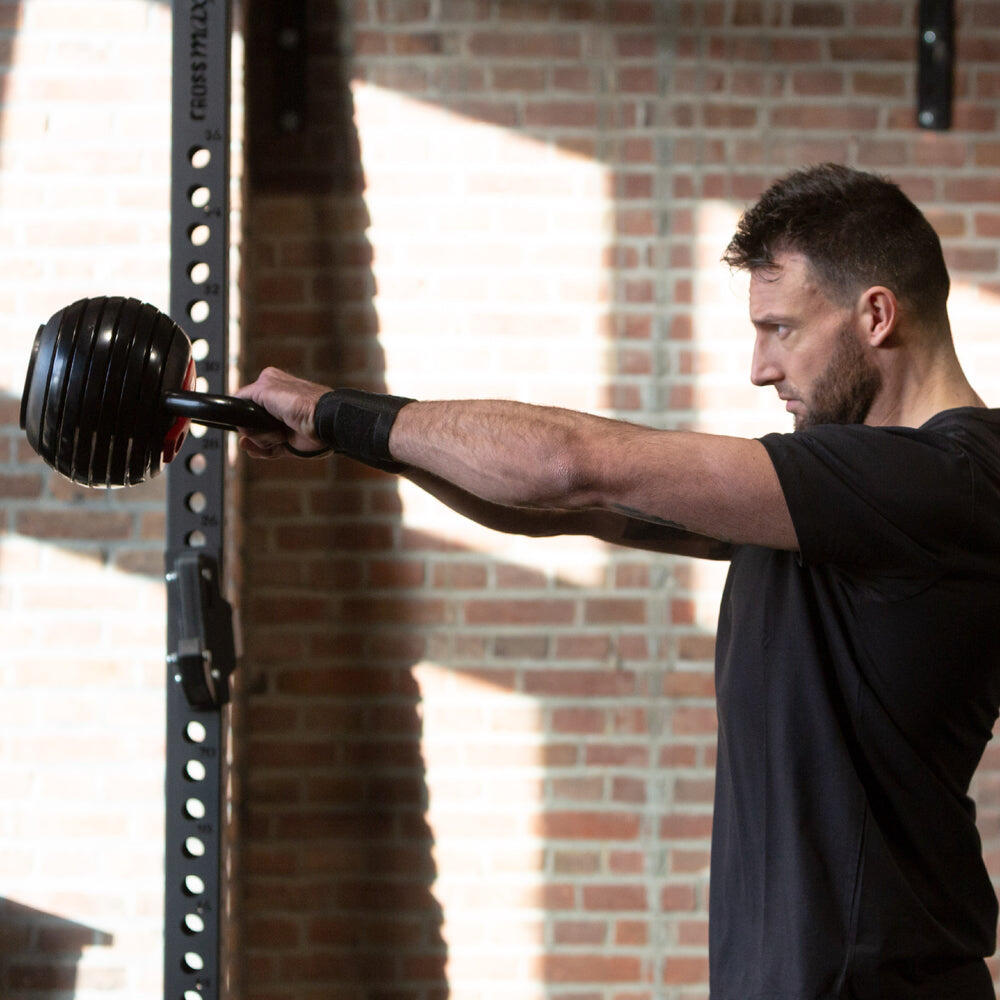 Kettlebell ajustável ZEUZ até 18 kg – Ferro fundido 3/6