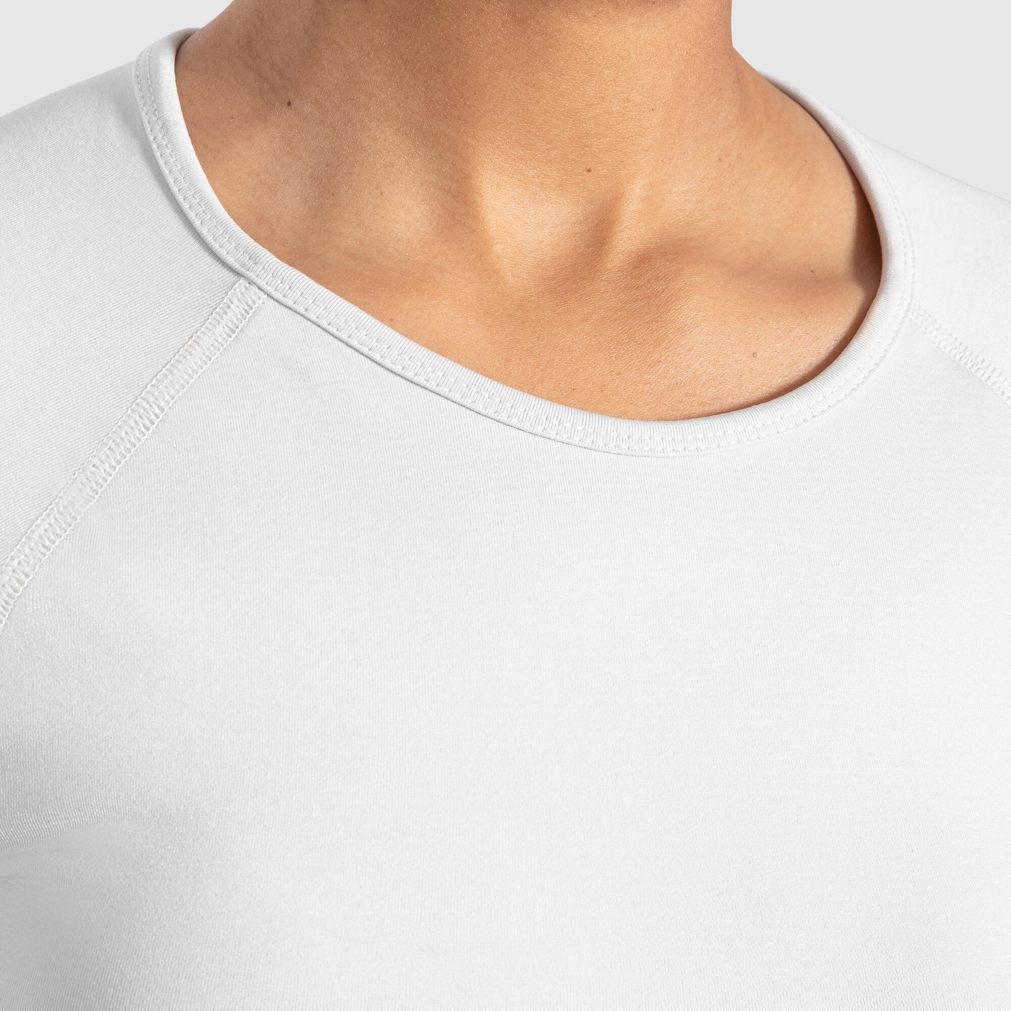 Damen Crop Longsleeve Maysa Hellgrau 5/5