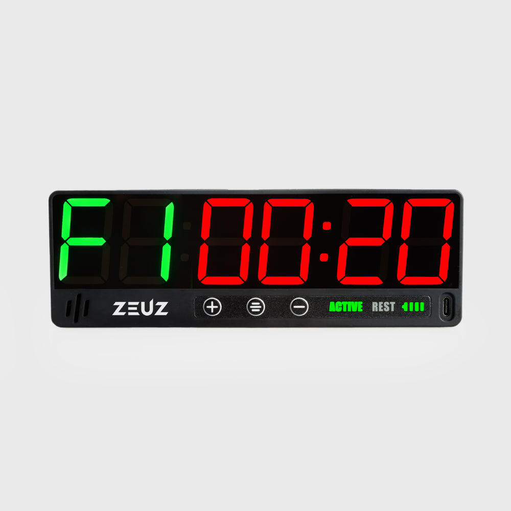 ZEUZ Mini-Intervalltimer – Digitale Fitnessuhr – 15,5 x 2,2 x 4,7 cm 2/6