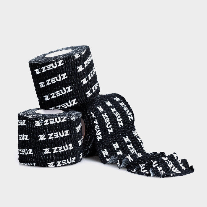 ZEUZ Grip Tape – Hookgrip – Rouleau 4,5m x 5cm – Lot de 3 – Noir 2/7