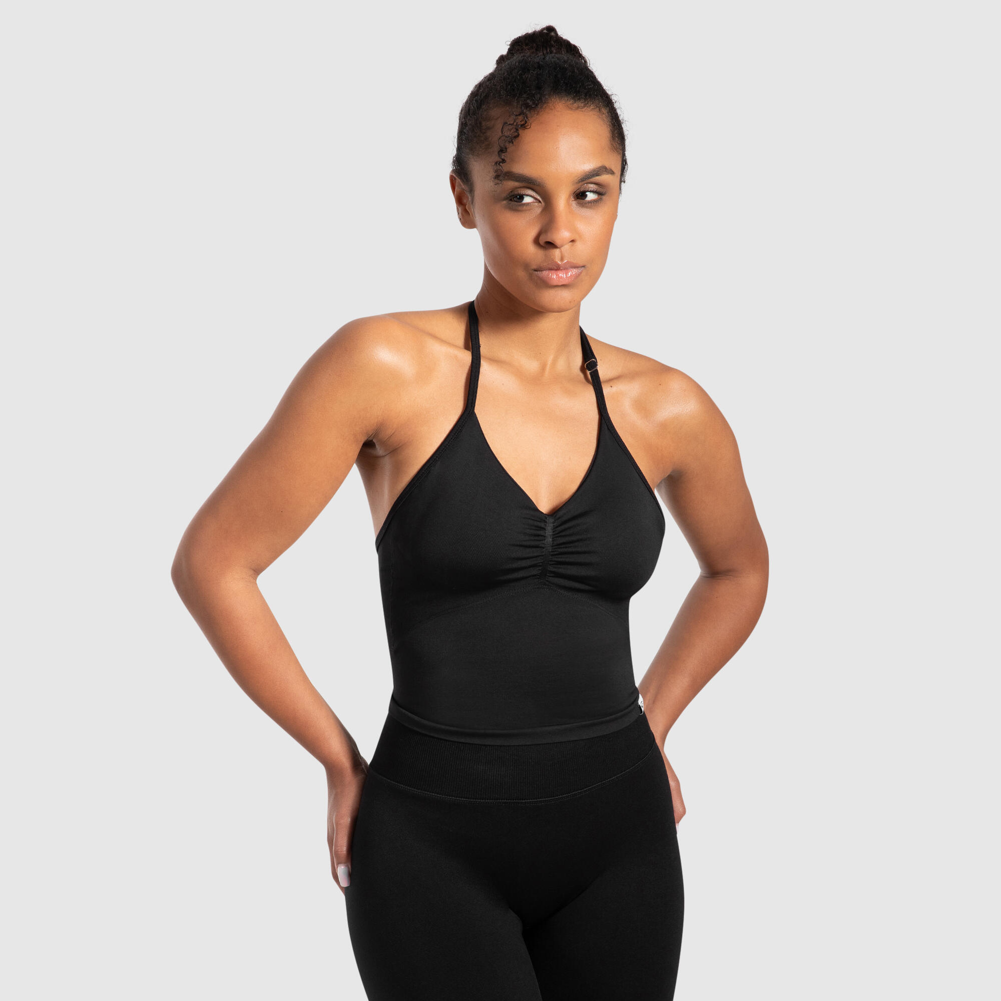Damen Crop Top Malena Schwarz 2/5