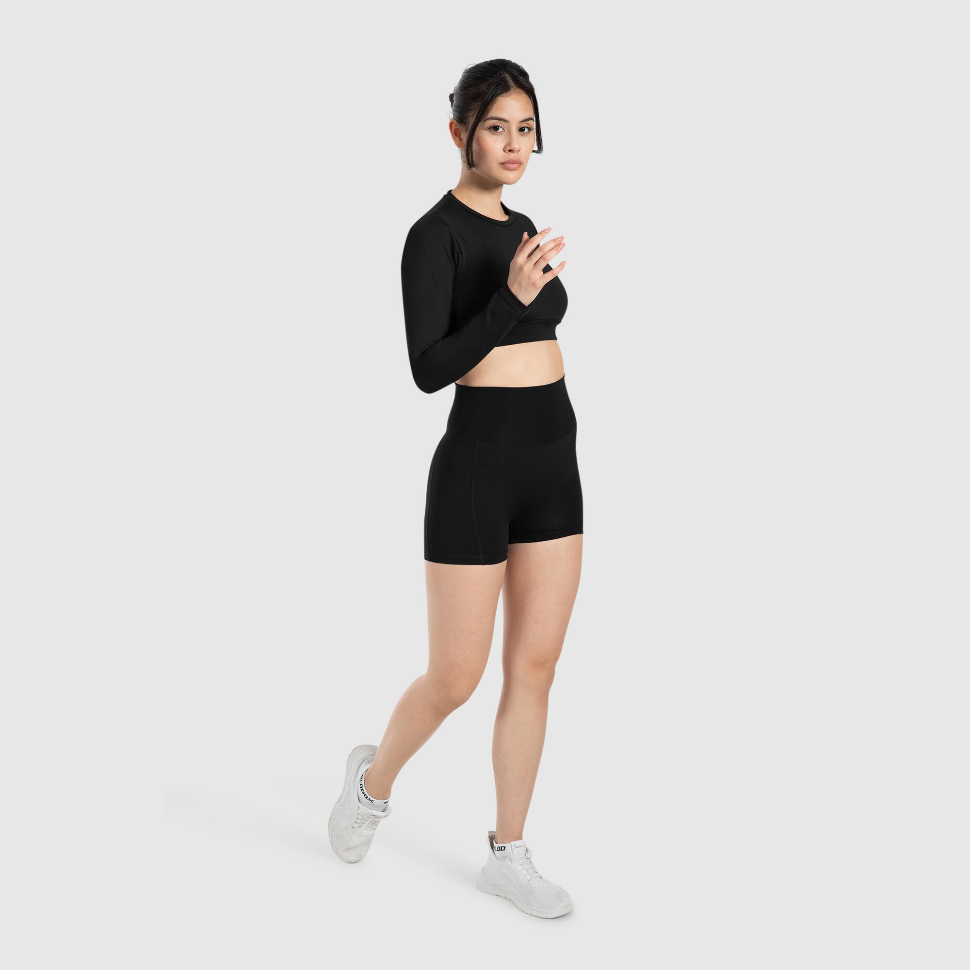 Damen Short Leggings Lissa Schwarz 3/5