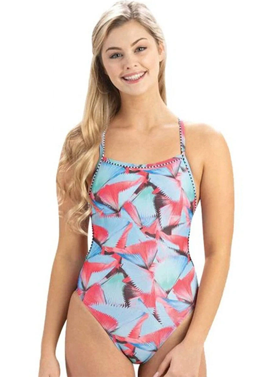 Maillot de bain Dolfin Revibe à imprimé fantaisie et dos à nouer - Taille 30 1/4