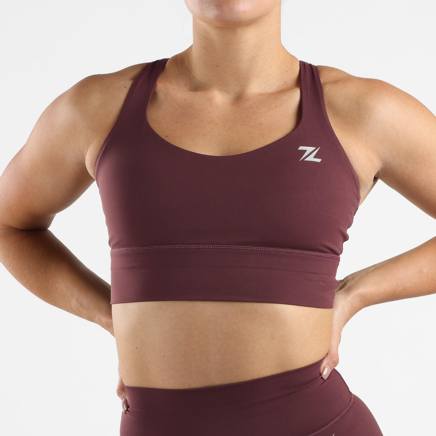 ZEUZ ZEUZ Sport BH Damen – Shock Absorber Sport BRA – Burgunderrot – Größe XL
