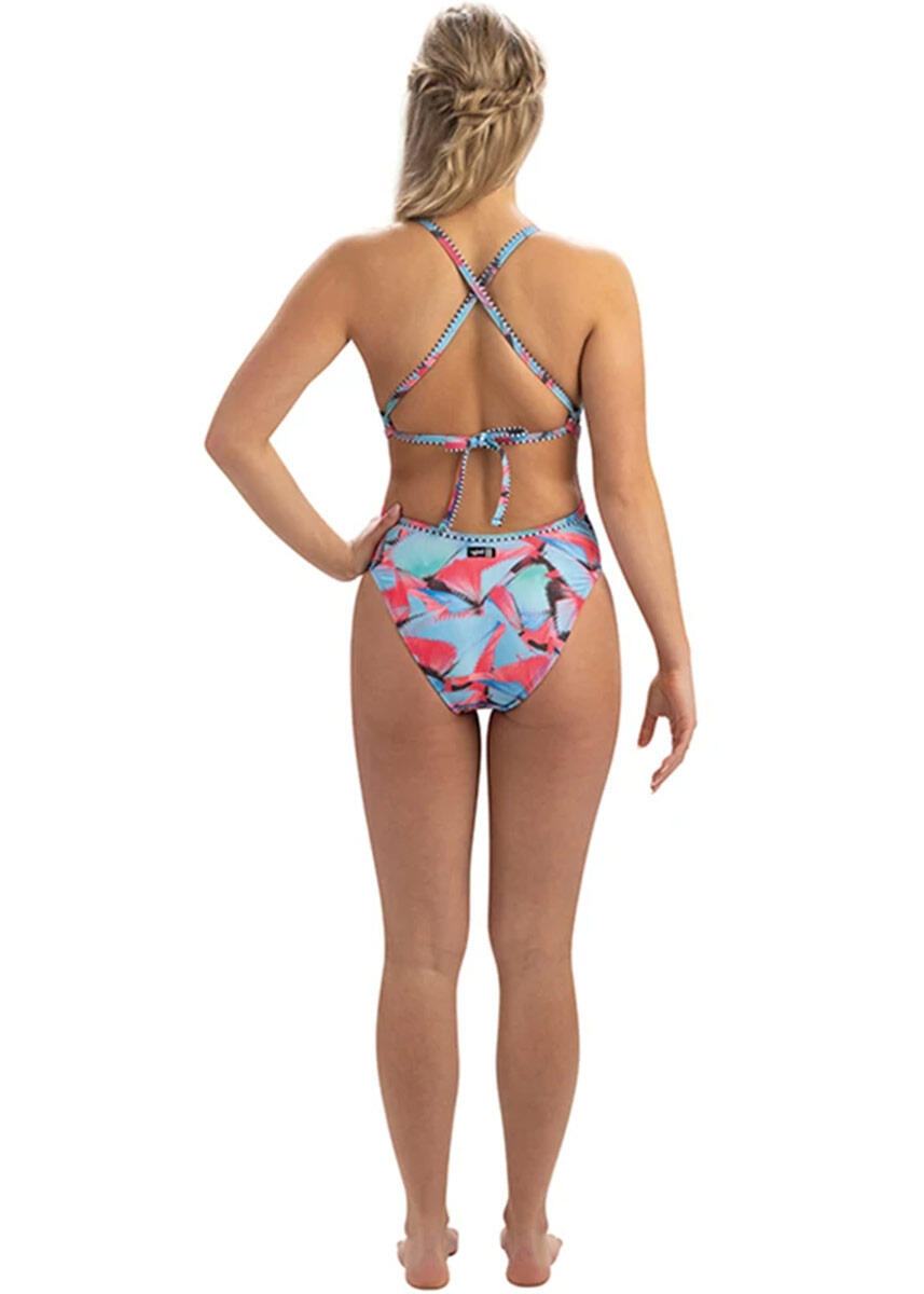 Dolfin Traje de baño con lazo en la espalda y estampado elegante de Revibe 2/4