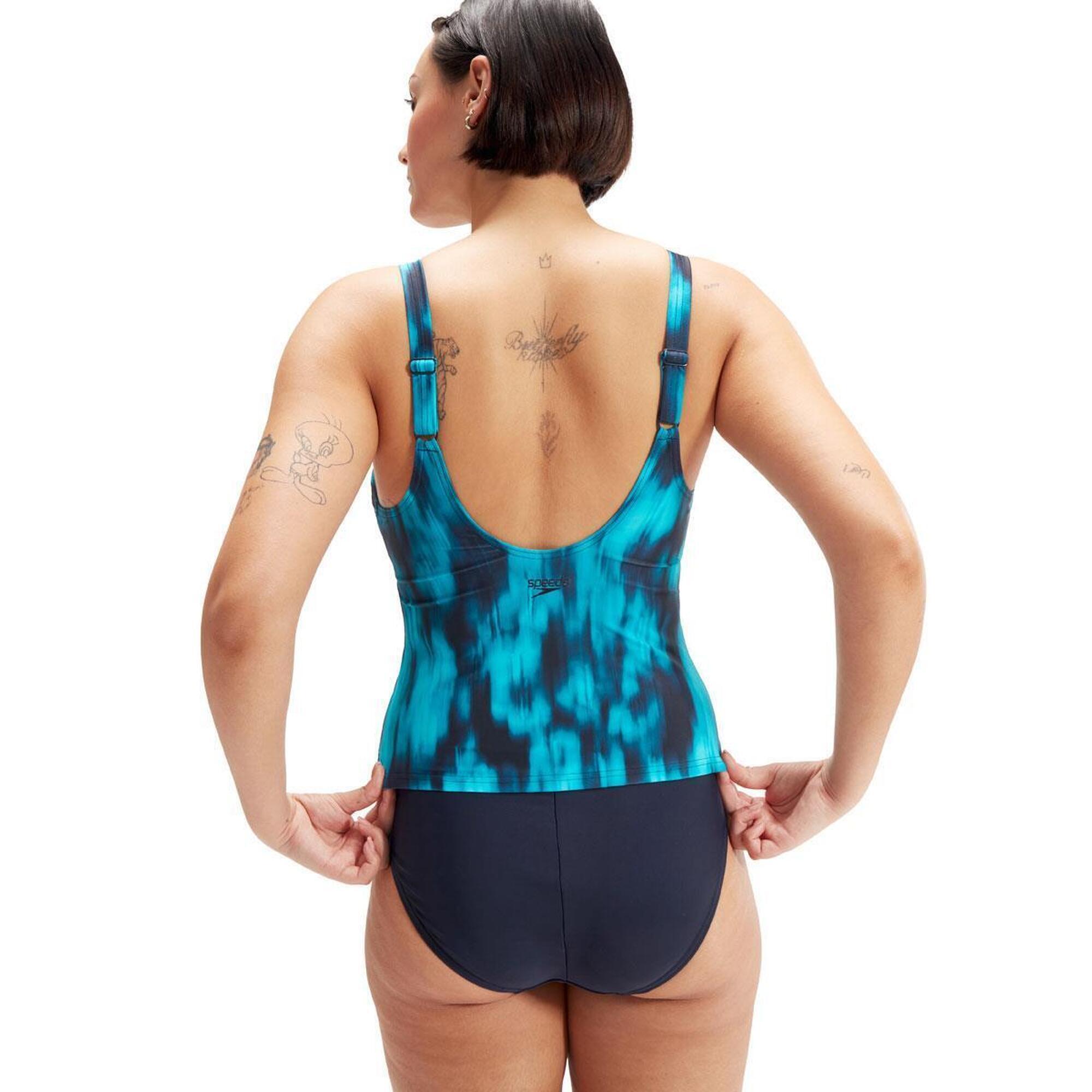 Speedo Shaping Evie Tankini - Granatowy – Rozmiar 46