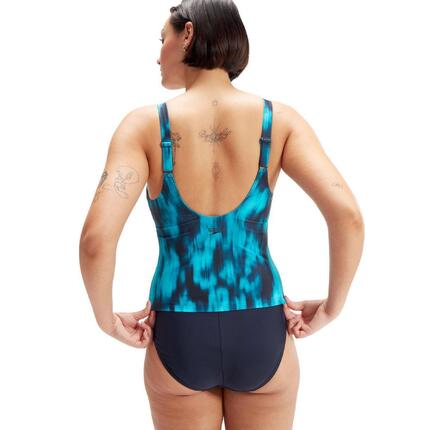 Speedo Shaping Evie Tankini - Granatowy – Rozmiar 46