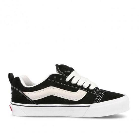 Scarpe da ginnastica per bambino Vans Knu skooll elastic lace nere.