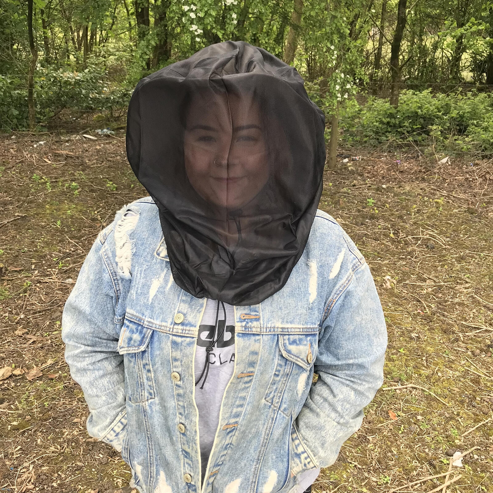 Midge Proof Head Net for Wearing Over a Hat 6/6