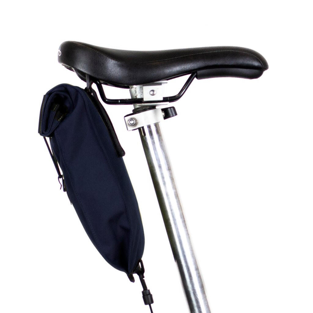 Restrap - Bagagerievelo City Saddle Bag Large Bleu Marine Restrap - Panier - Bleu - No Size - Decathlon
