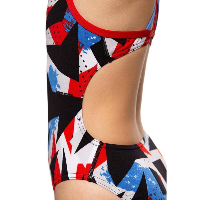 Maillot de bain Mad Wave PBT H3 dos croisé pour filles - Taille 14-15 ans