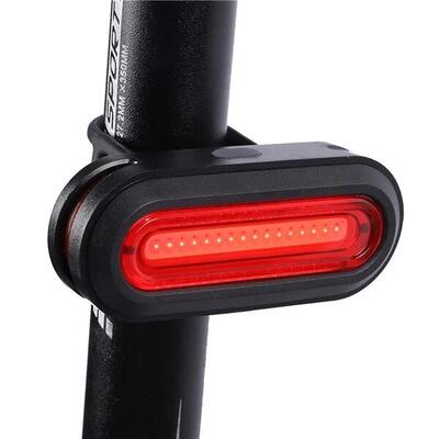 Usb oplaadbaar fiets achterlicht. 360 graden draaibaar. ipx5 waterdicht