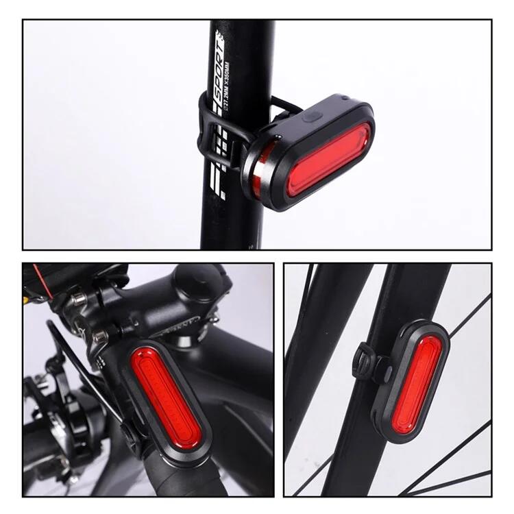 USB Oplaadbaar Fiets Achterlicht, 360 Graden Draaibaar, IPX5 Waterdicht 7/7