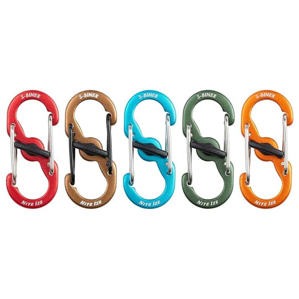 Nite Ize S-Biner Karabijnhaak Microlock 5-Pack Spectrum 2/3