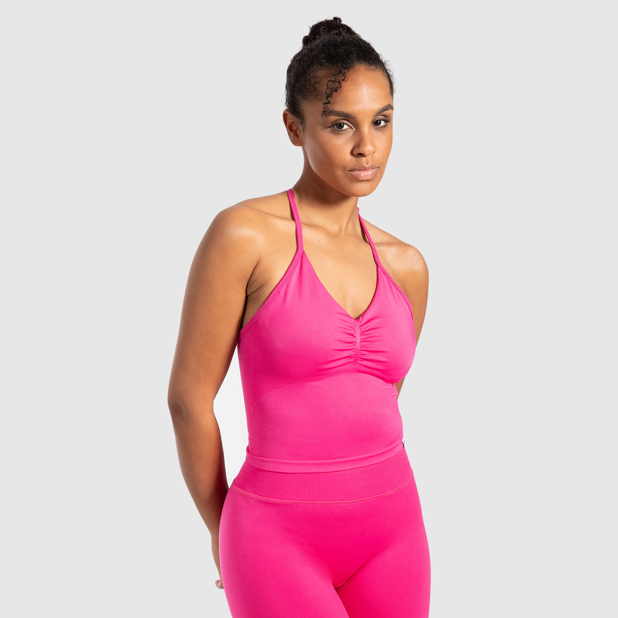 Damen Crop Top Malena Pink 2/5